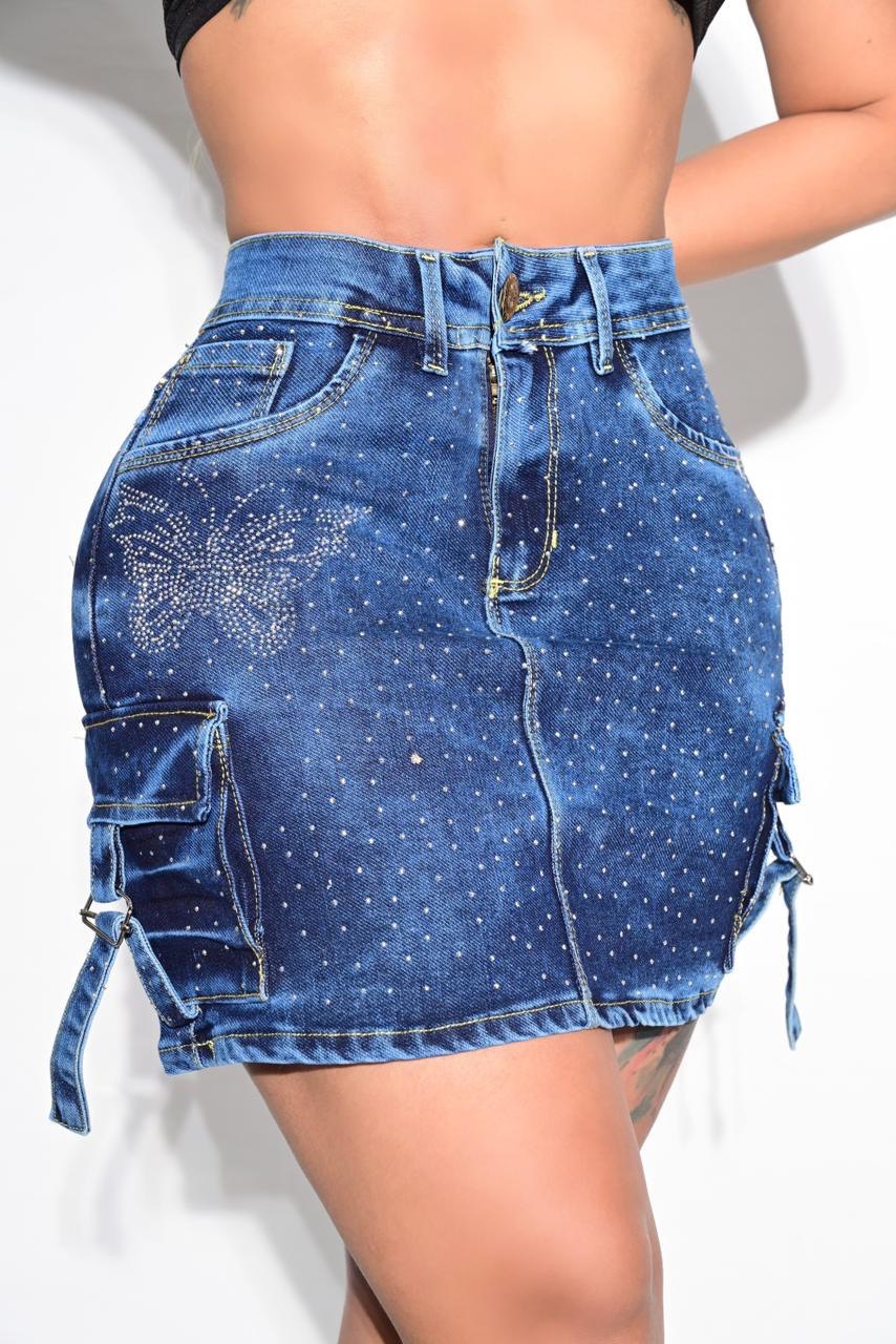 Falda Cargo Brillante – Destaca con tu Estilo zymplux