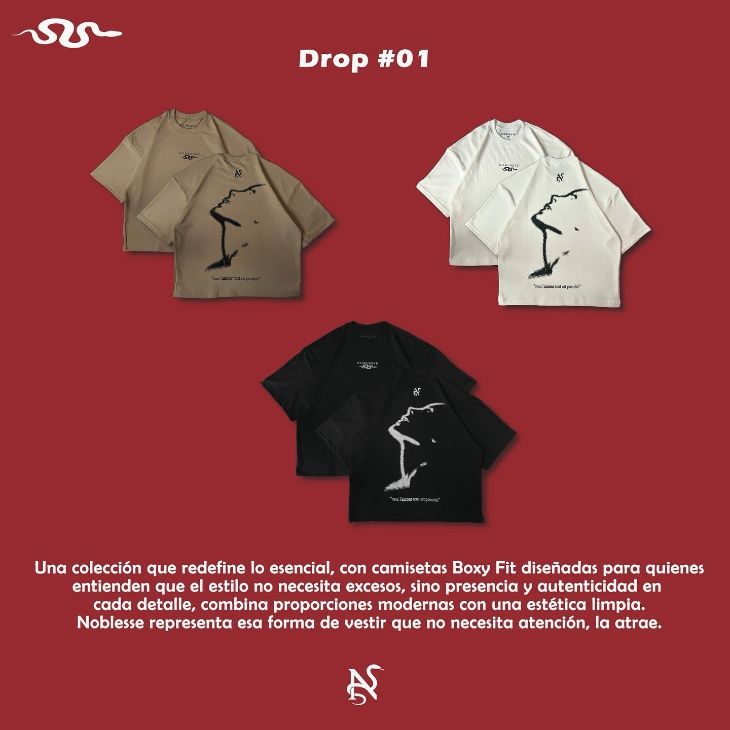 Camiseta BoxyFit Noblesse zymplux