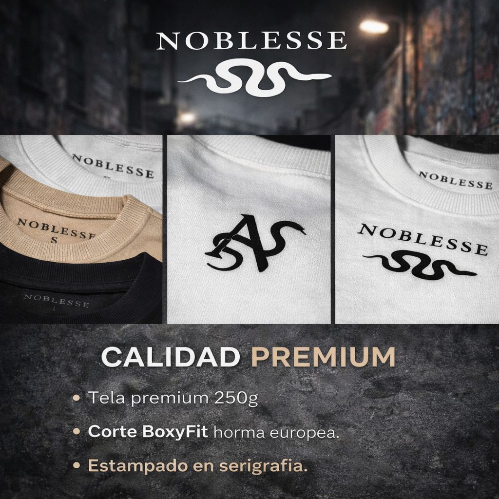 Camiseta BoxyFit Noblesse zymplux