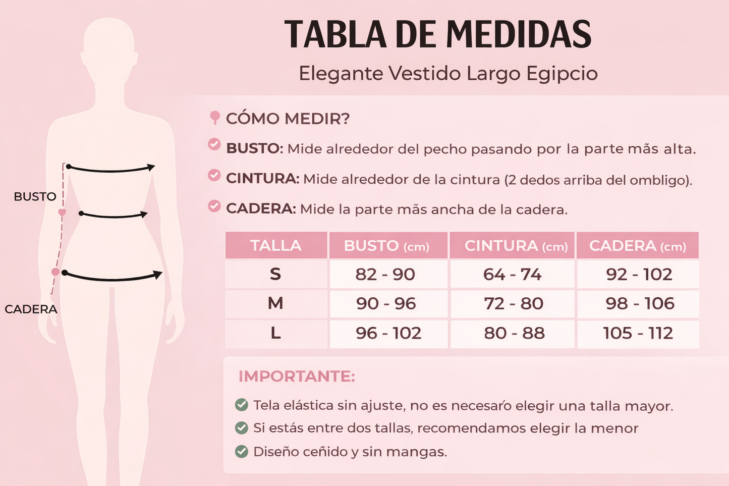 Vestido largo elegante Egipcio zymplux