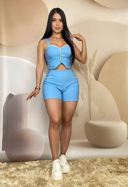 Conjunto Blusa y Short – Look Cómodo y Elegante zymplux