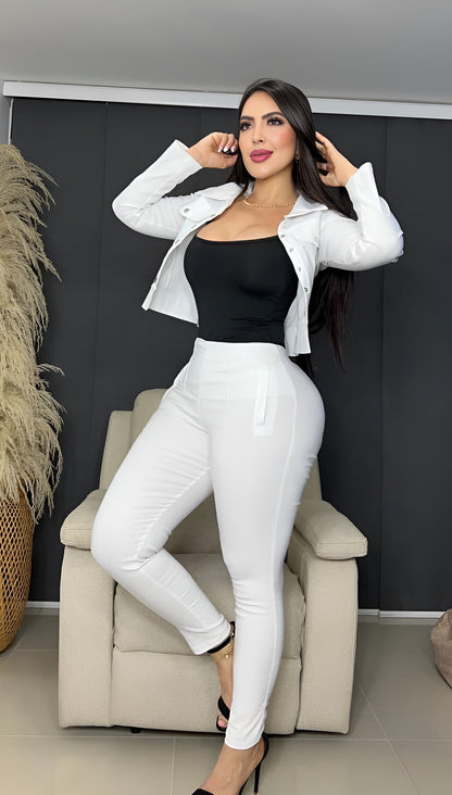 Conjunto 3 Piezas con Chaqueta – Elegancia que Destaca zymplux