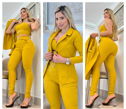 Conjunto 3 Piezas Elegante para Mujer Colombia Moda Online