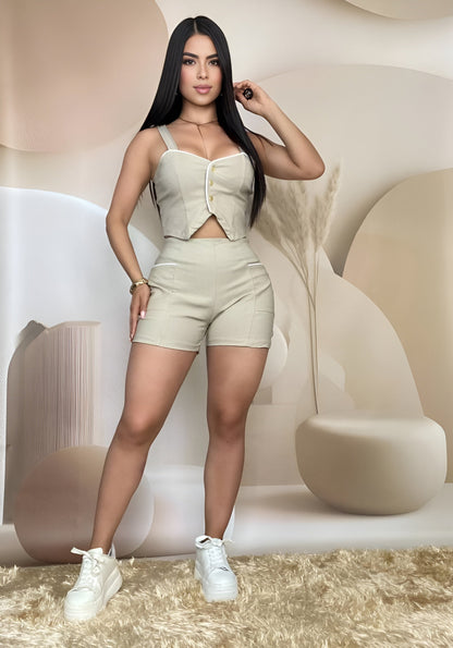 Conjunto Blusa y Short – Look Cómodo y Elegante zymplux