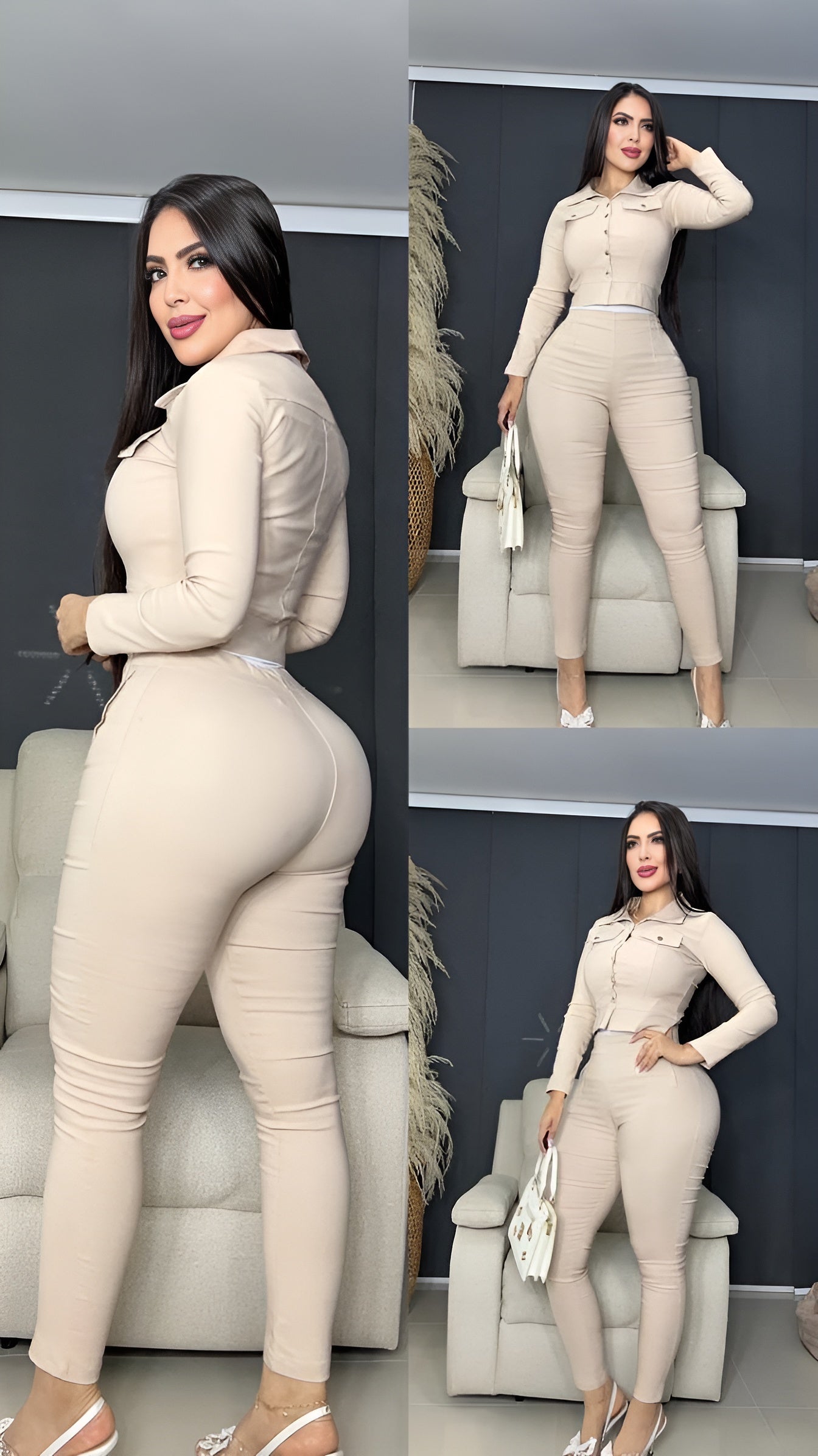 Conjunto 3 Piezas con Chaqueta – Elegancia que Destaca zymplux