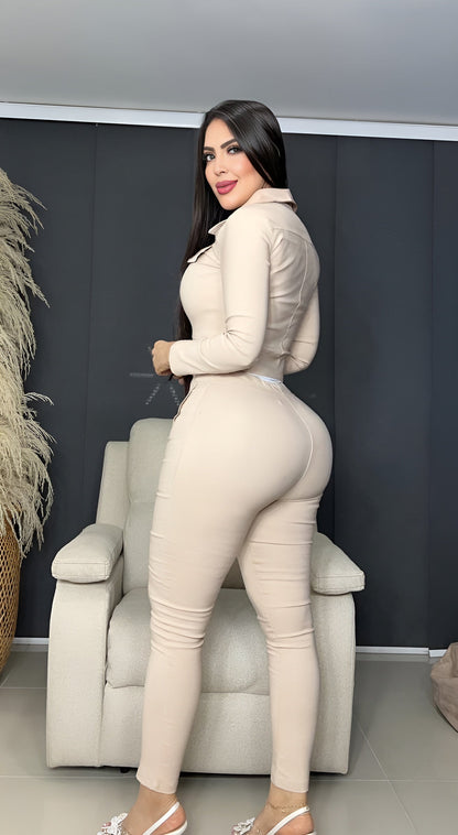 Conjunto 3 Piezas con Chaqueta – Elegancia que Destaca zymplux