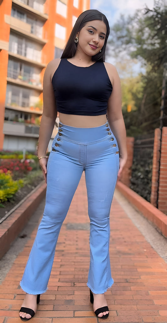 Jeans Bota Ancha – Ajuste Perfecto que Realza tu Figura