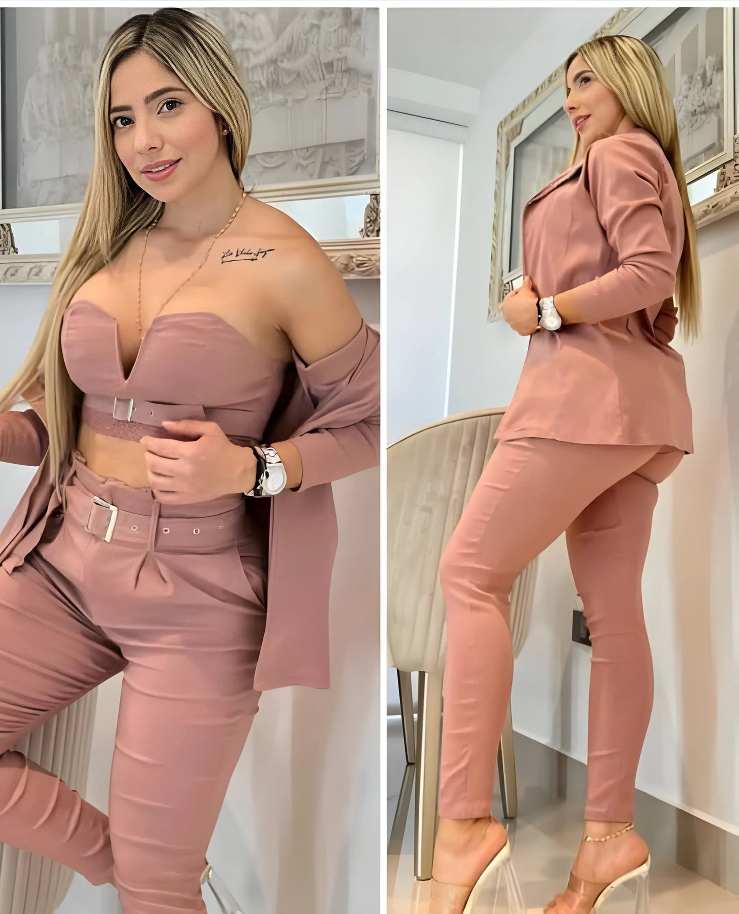 Conjunto 3 Piezas Elegante para Mujer Colombia Moda Online