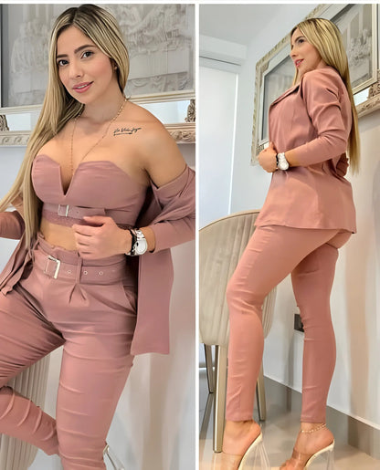Conjunto 3 Piezas Elegante para Mujer Colombia Moda Online
