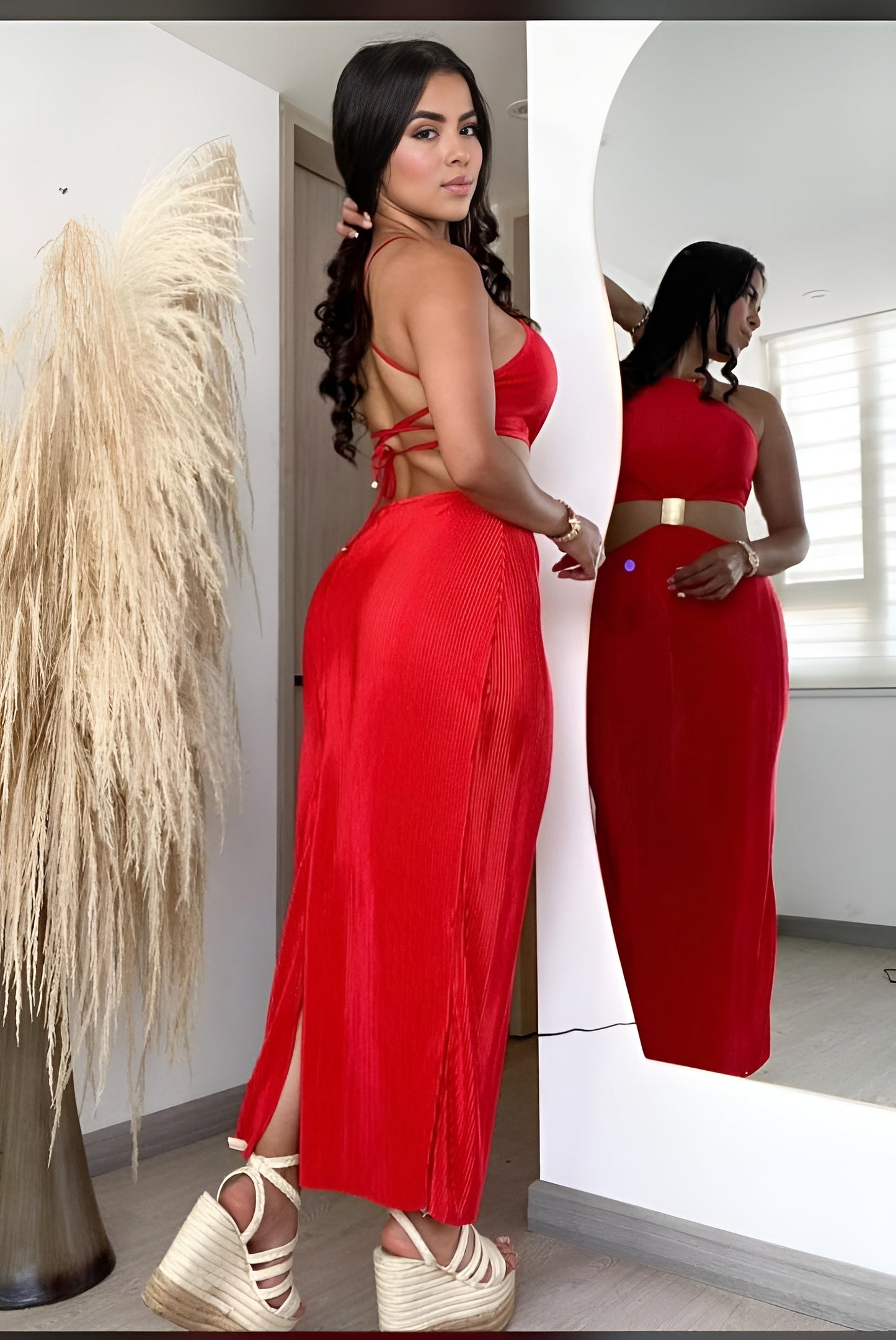 Vestido largo elegante Egipcio zymplux
