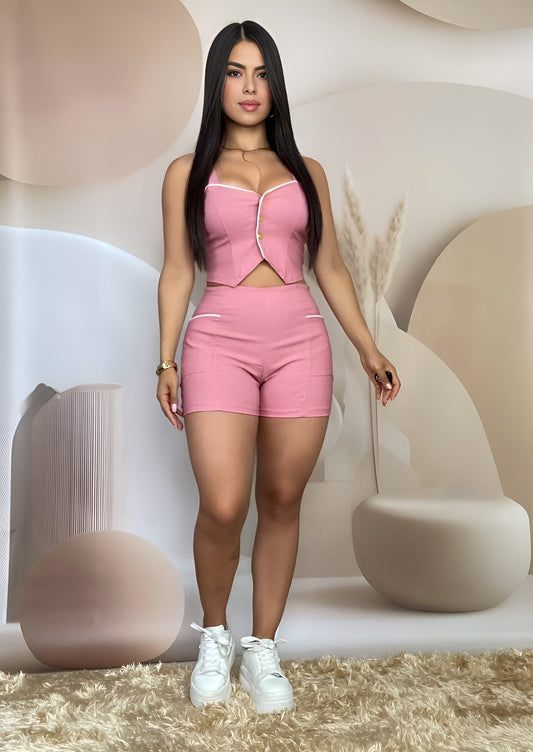 Conjunto Blusa y Short – Look Cómodo y Elegante
